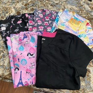 Bundle of scrub tops